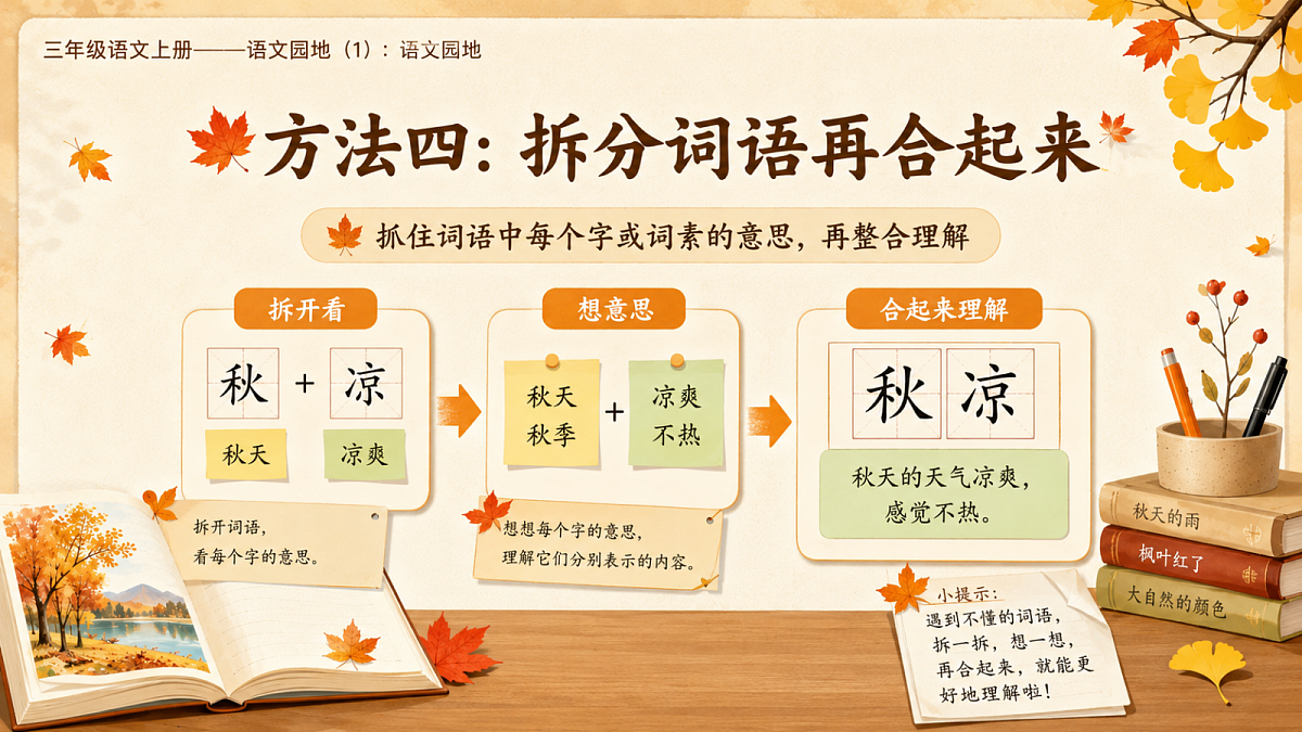 小学六年制统编教材系列课件——三年级语文上册:语文园地(1)第8页