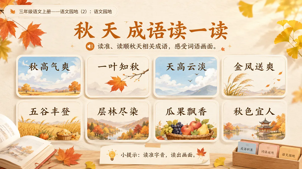 小学六年制统编教材系列课件——三年级语文上册:语文园地(2)第4页