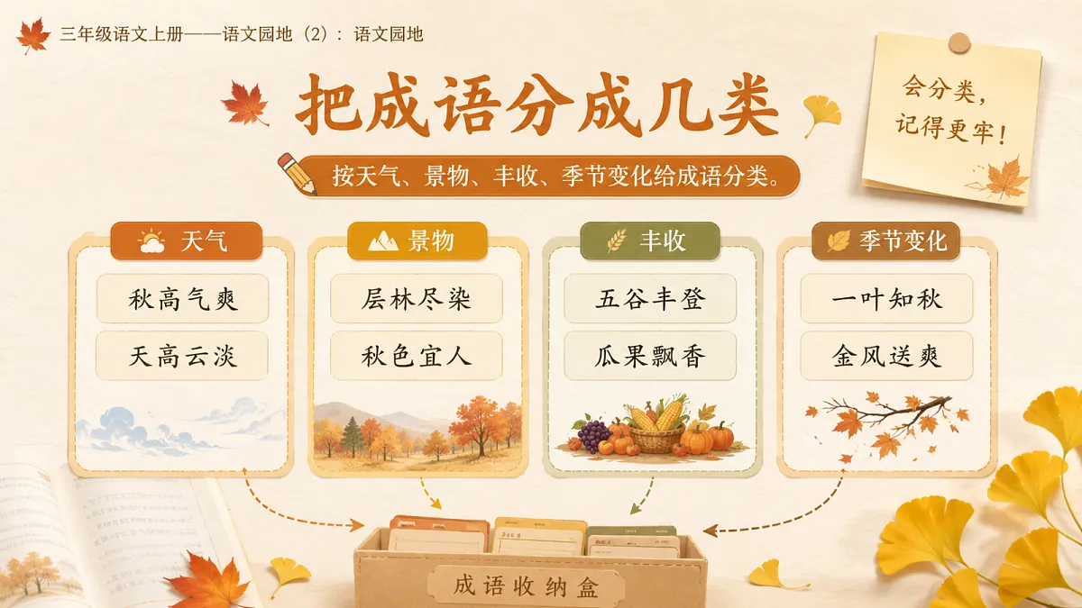 小学六年制统编教材系列课件——三年级语文上册:语文园地(2)第5页