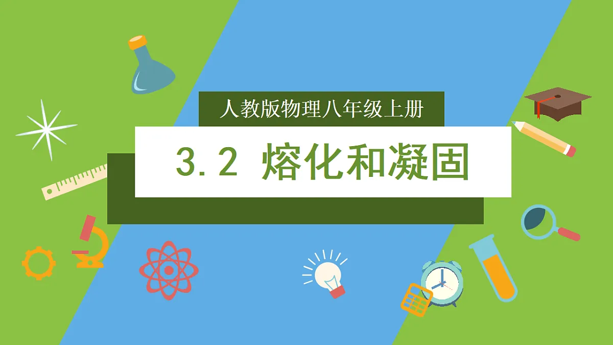 人教版物理八上3.2《 熔化和凝固》(教学课件)第1页