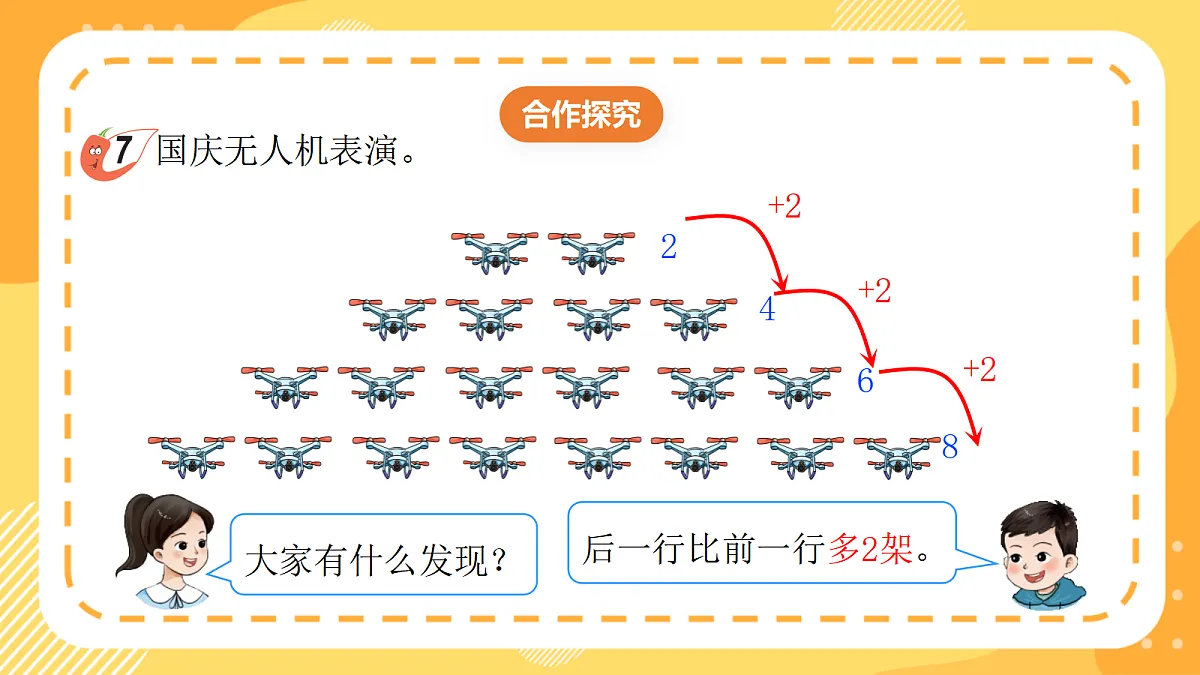 西师大版数学二上2.7《探索规律》(课件)第7页