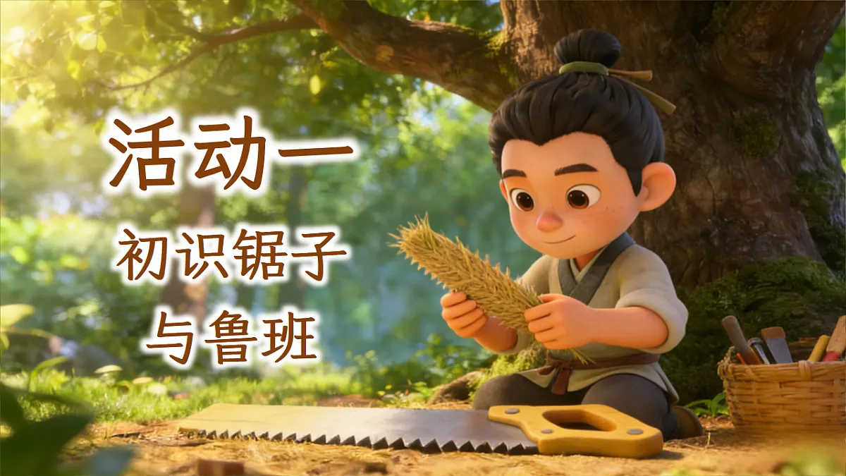 二下第五单元我爱阅读《鲁班造锯》第2页