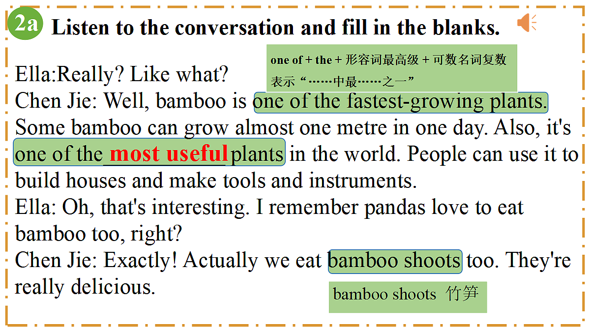 Unit 4 Amazing Plants and Animals Section A(2a-2e) - 八年级英语上册 同步教学课件(人教版2024)第7页