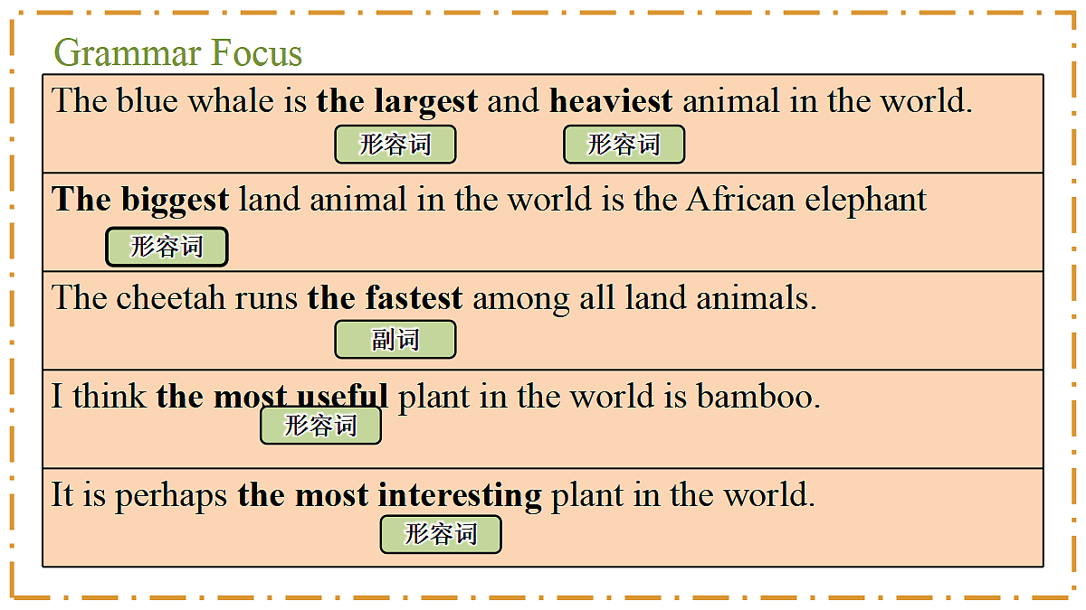 Unit 4 Amazing Plants and Animals Section A(Grammar Focus) - 八年级英语上册 同步教学课件(人教版2024)第6页