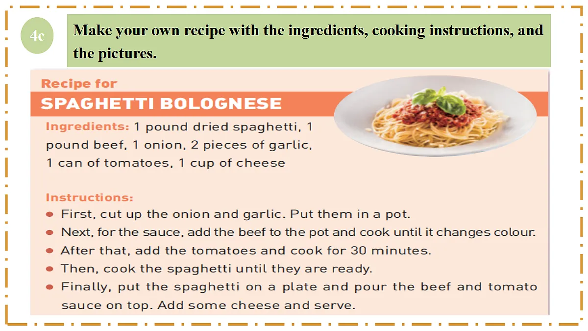 Unit 5 What a Delicious Meal! Section B(Project) - 八年级英语上册 同步教学课件(人教版2024)第7页