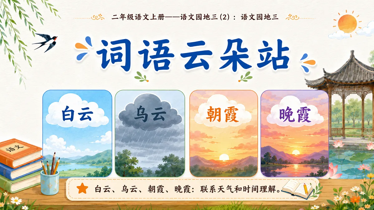 小学六年制统编教材系列课件——二年级语文上册:语文园地三(2)第4页