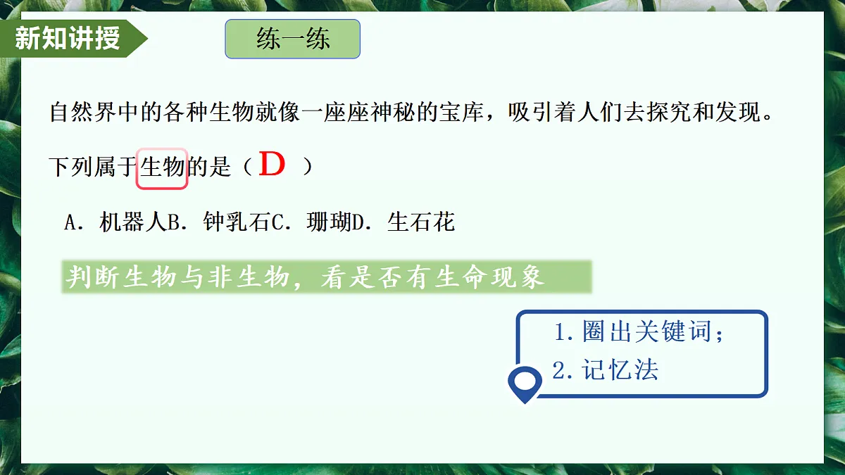 1.1.2 生物的特征 - 初中生物七年级上册 同步教学课件(人教版2024)第8页