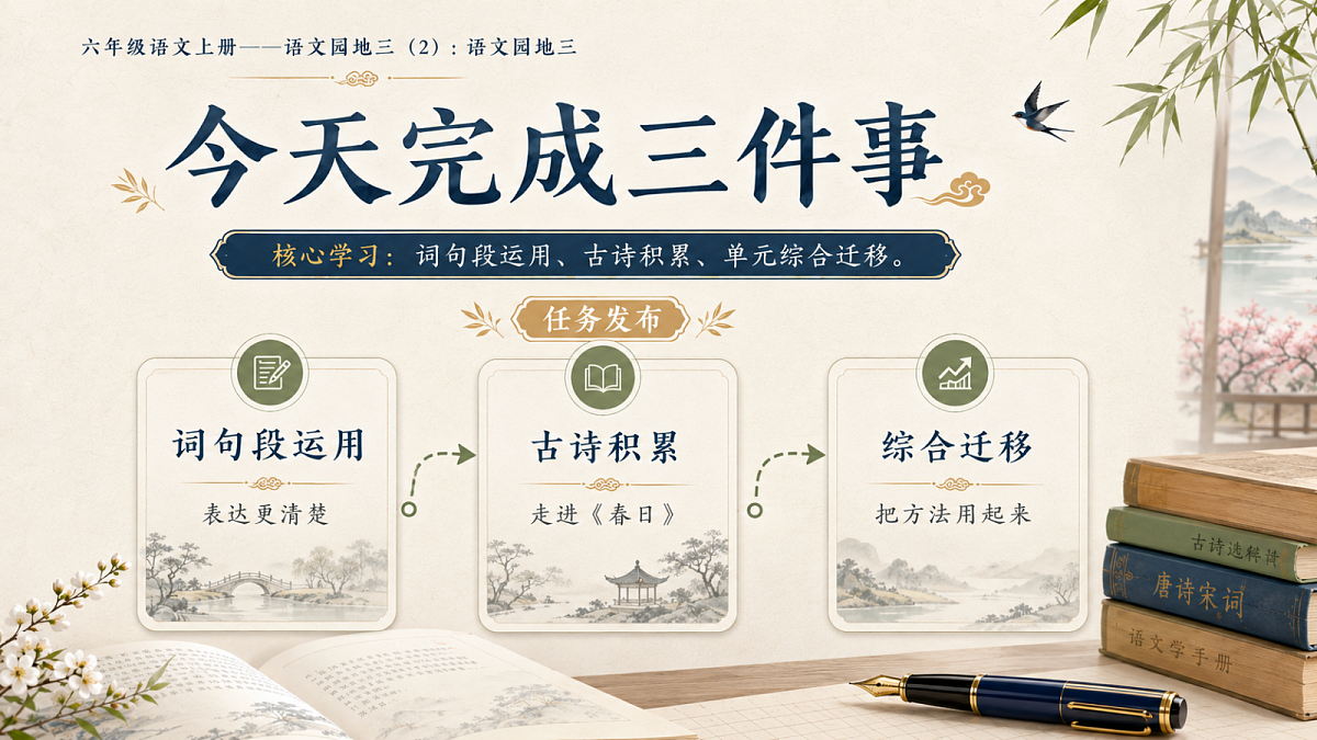小学六年制统编教材系列课件——六年级语文上册:语文园地三(2)第3页