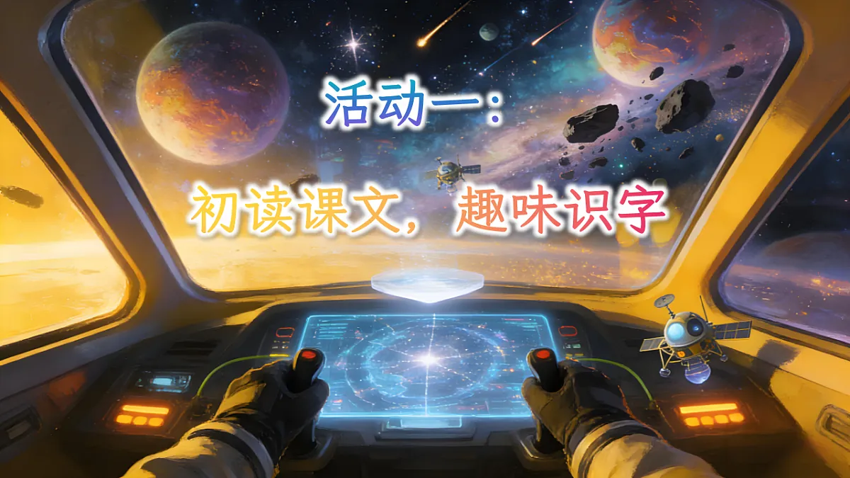 二下 六单元 ④《太空生活趣事多》第5页