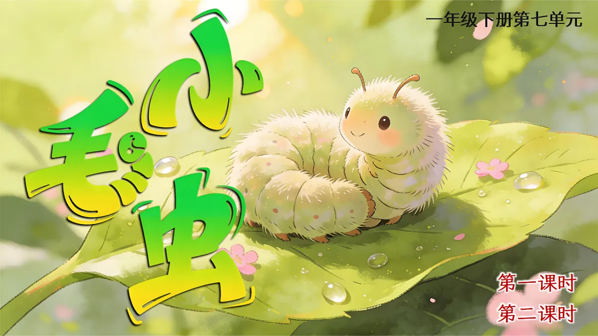 二下单元七《小毛虫》第3页