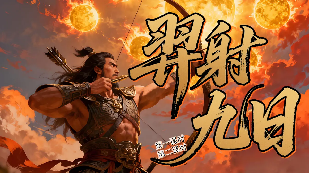 二下第八单元《羿射九日》.pptx。第5页