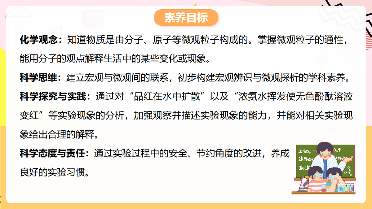 人教版化学九上 3.1 课题1《分子和原子》第1课时 物质由微观粒子构成 课件第2页