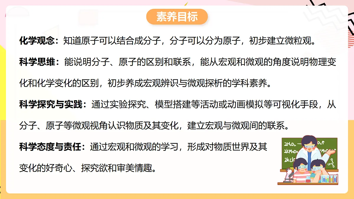 人教版化学九上 3.1 课题1《分子和原子》第2课时 分子可以分为原子 课件第2页