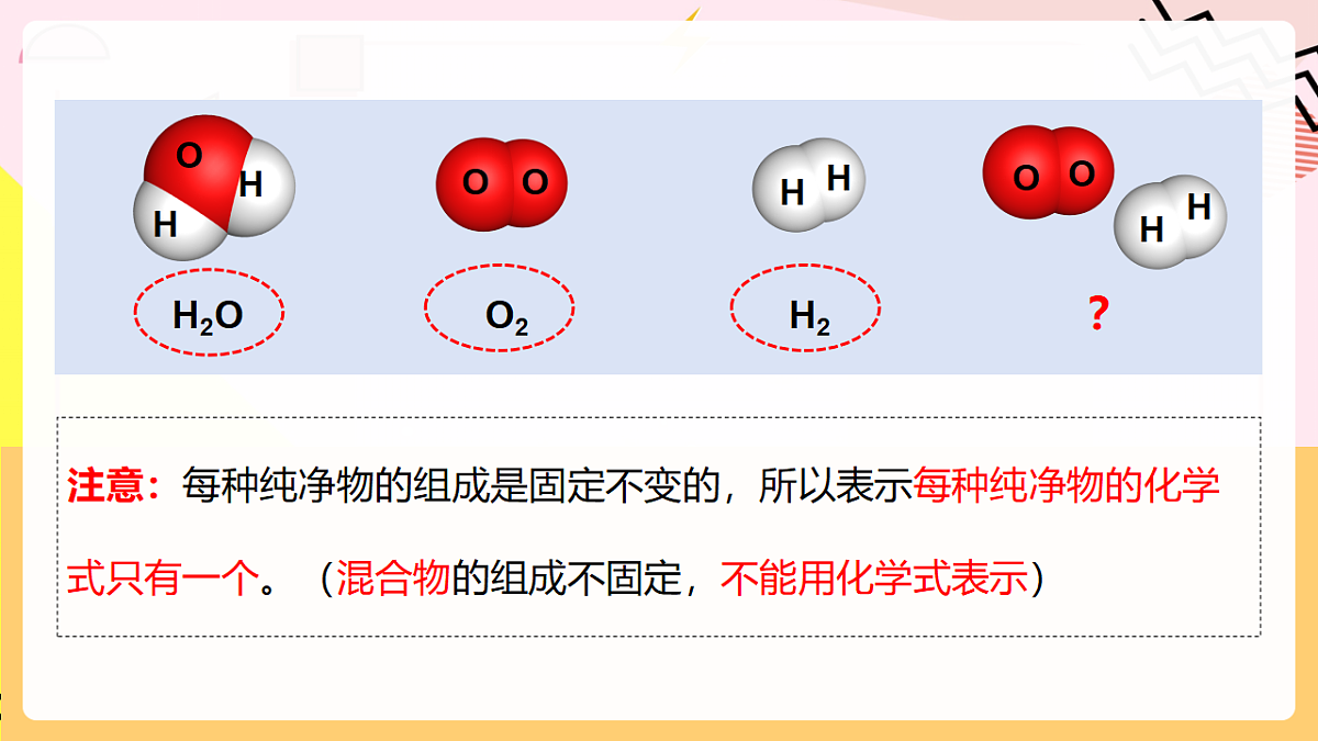 人教版化学九上 4.3 课题3《物质组成的表示》第1课时 化学式 课件第8页