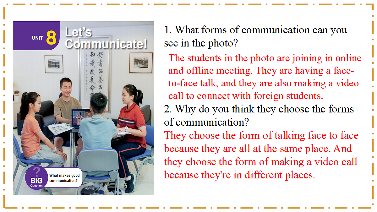 Unit 8 Let's Communicate! Section A(1a-1d) - 八年级英语上册 同步教学课件(人教版2024)第3页