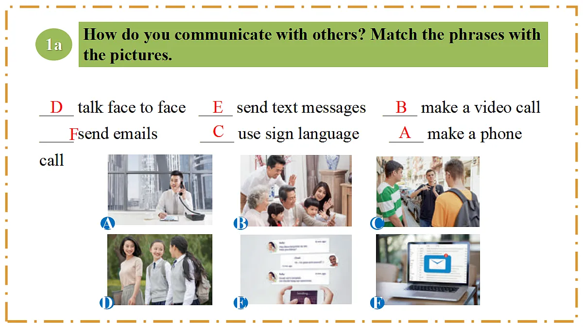 Unit 8 Let's Communicate! Section A(1a-1d) - 八年级英语上册 同步教学课件(人教版2024)第6页
