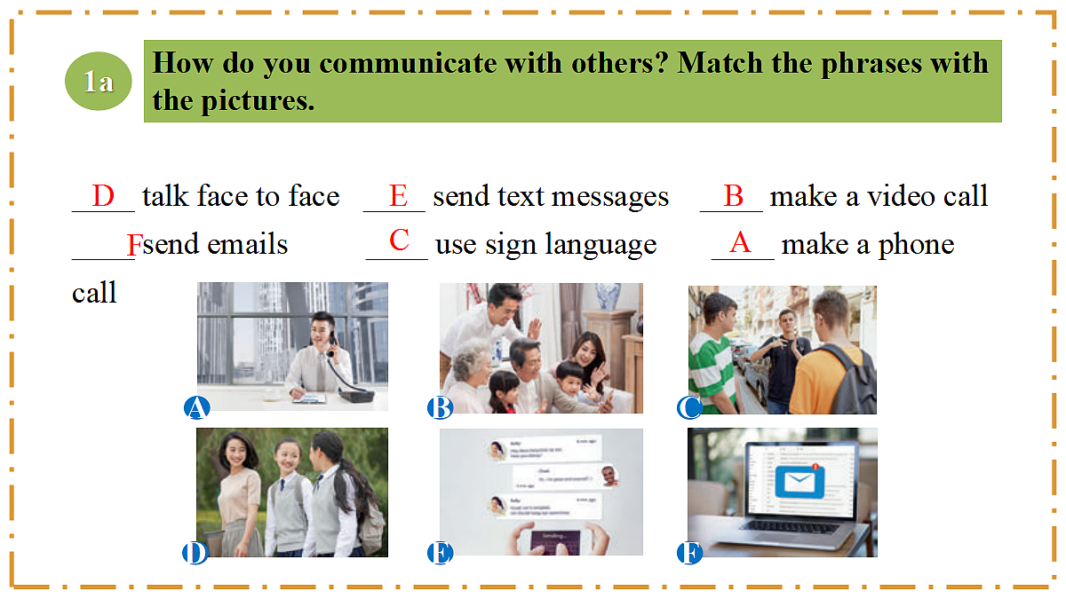 Unit 8 Let's Communicate! Section A(1a-1d) - 八年级英语上册 同步教学课件(人教版2024)第6页