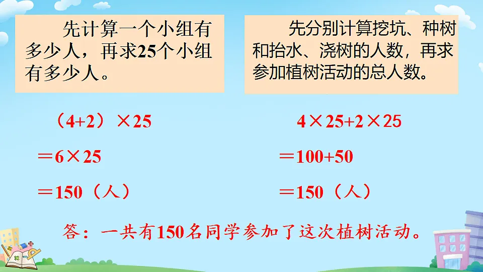 乘法分配律(教学课件)2025-2026学年数学四年级上册人教版第8页
