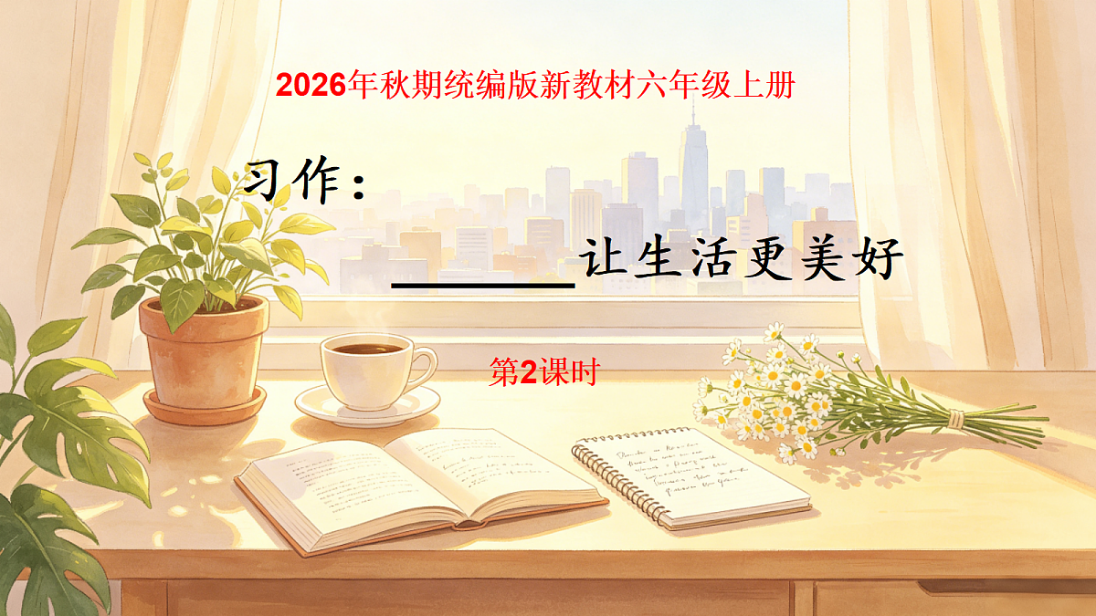 习作《让生活更美好》第2课时课件第1页