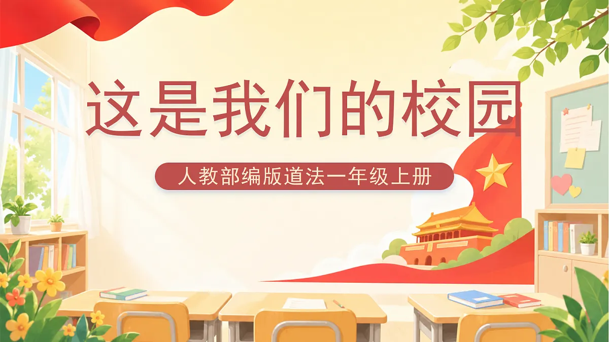 (新教材)1.3《这是我们的校园》课件 人教部编版道法一上第1页