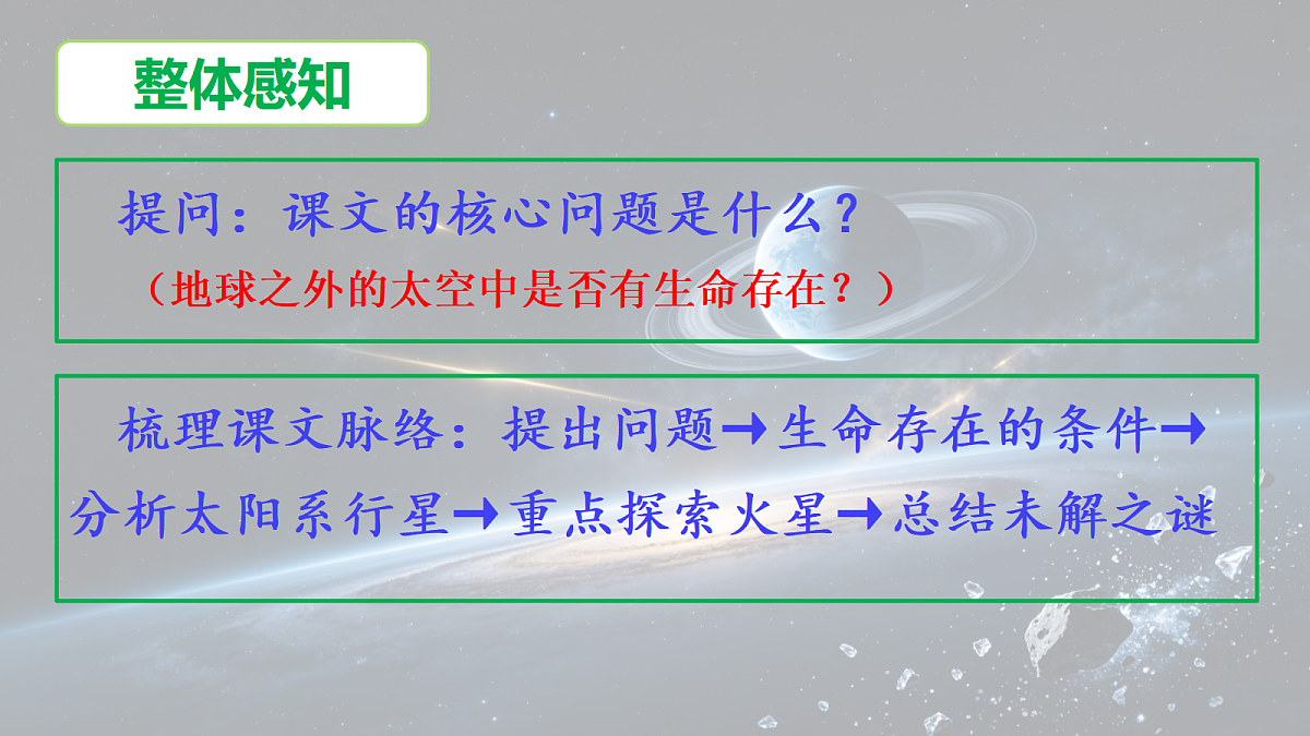 9.《宇宙生命之谜》第1课时教学课件第7页