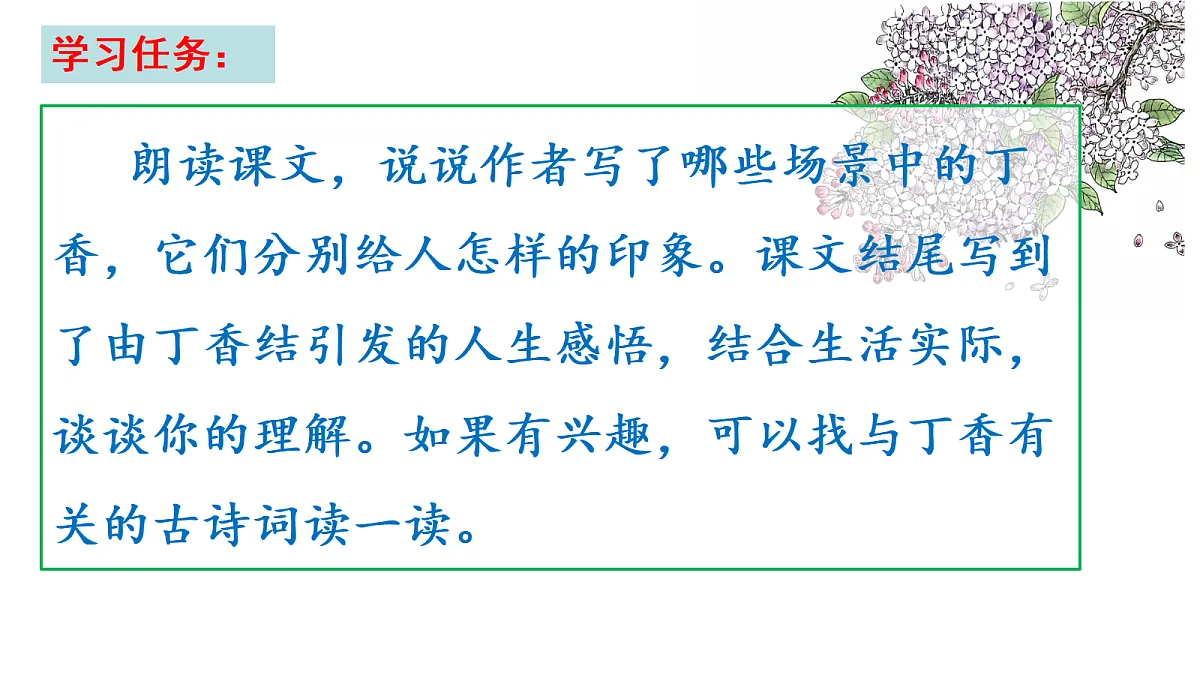 3《丁香结》教学课件第7页