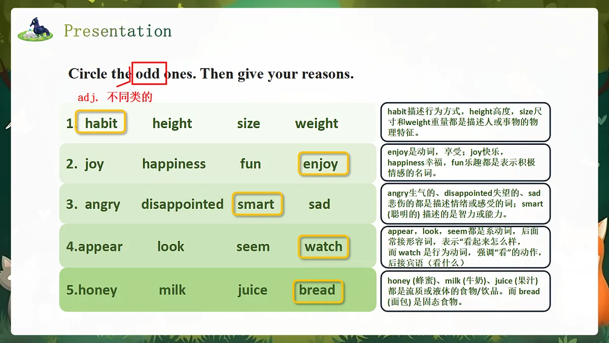 人教2024初中英语八年级上册Unit4Amazing Plants and Animals SectionB2a-2d课件第4页