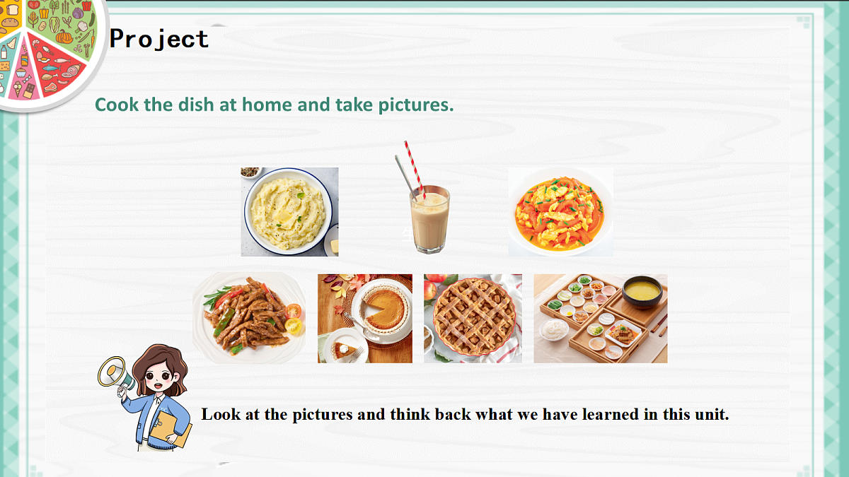 人教2024初中英语八年级上册Unit5What a Delicious Meal SectionBProject课件第6页