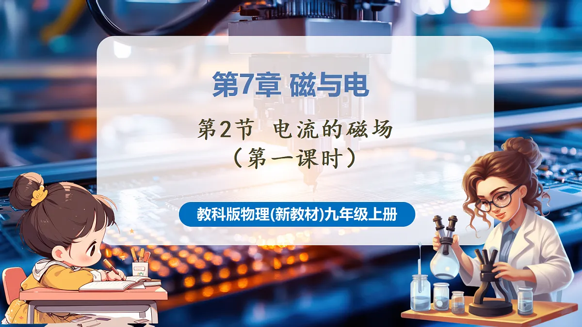 7.2.1电流的磁场(第1课时) 课时课件(29页)第1页