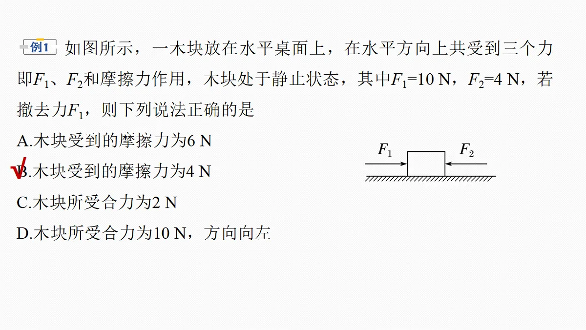 第二章 微点突破2 摩擦力的突变问题第7页