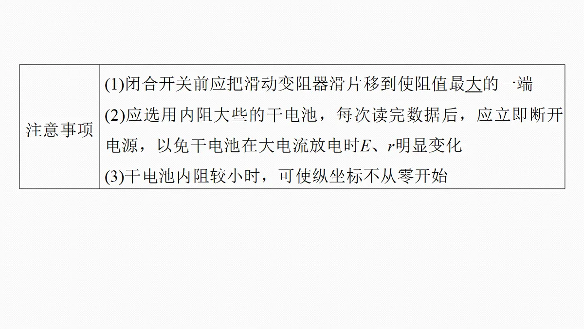 第十章 第54课时 实验十二:测量电源的电动势和内阻第7页