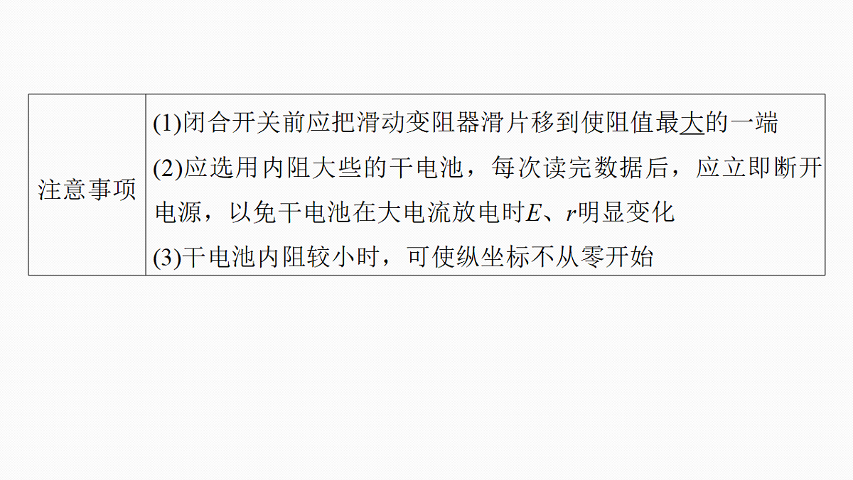 第十章 第54课时 实验十二:测量电源的电动势和内阻第7页