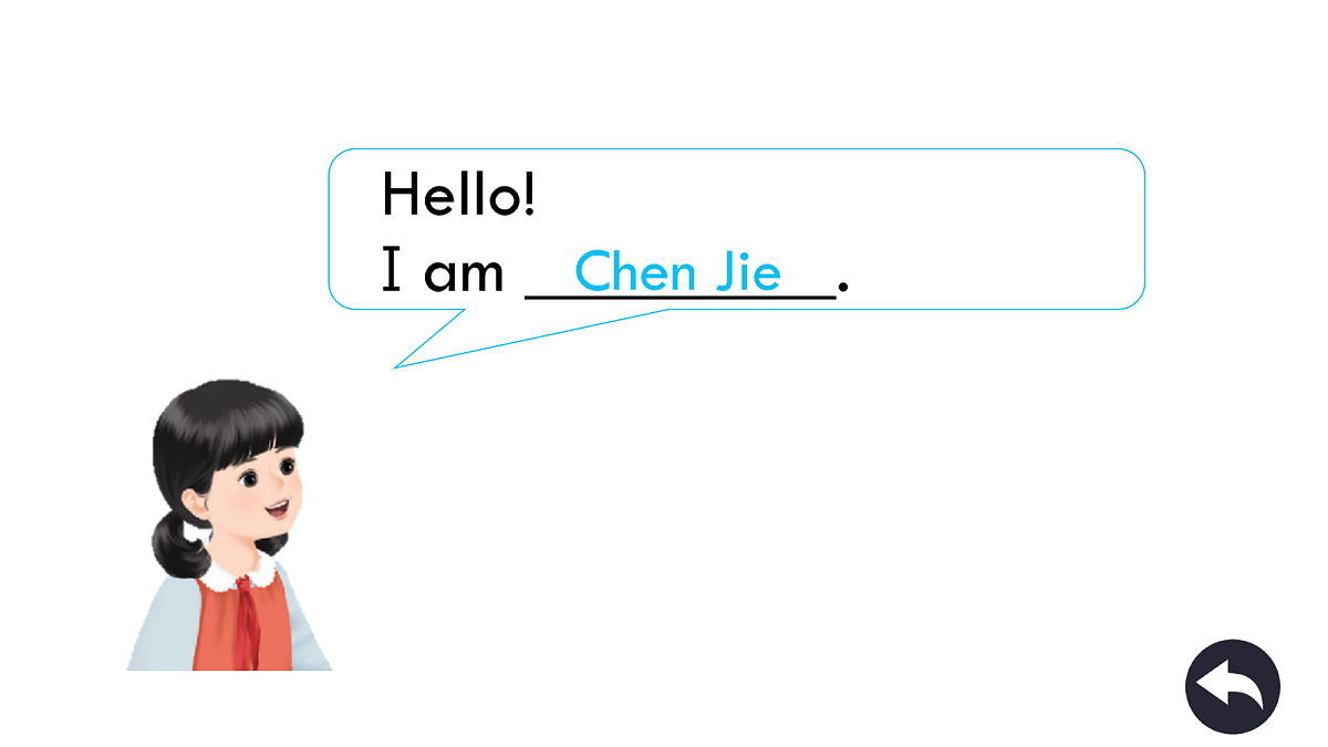英语人教版(PEP)三年级上册 Unit 1 Making friends Lesson 1 Let's talk第8页