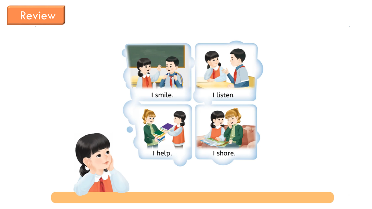 英语人教版(PEP)三年级上册 Unit 1 Making friends Lesson 6 Start to read & Reading第3页