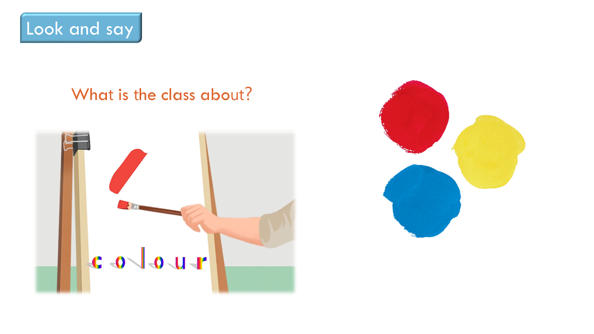 英语人教版(PEP)三年级上册 Unit 5 The colourful world Lesson 1 Let's talk第7页