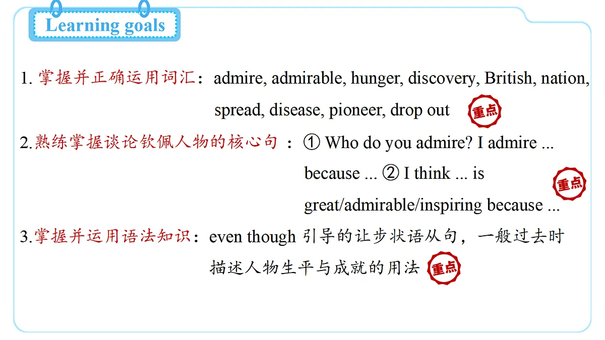 Unit 2 Inspiring People(第1课时)Section A 1a-2d第2页