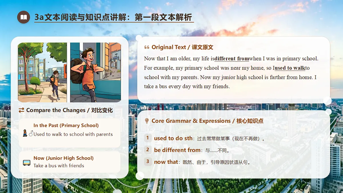 【AI赋能】人教PEP九年级上册-Unit 1 The Changing World Section B 3a-3d(课件)第8页
