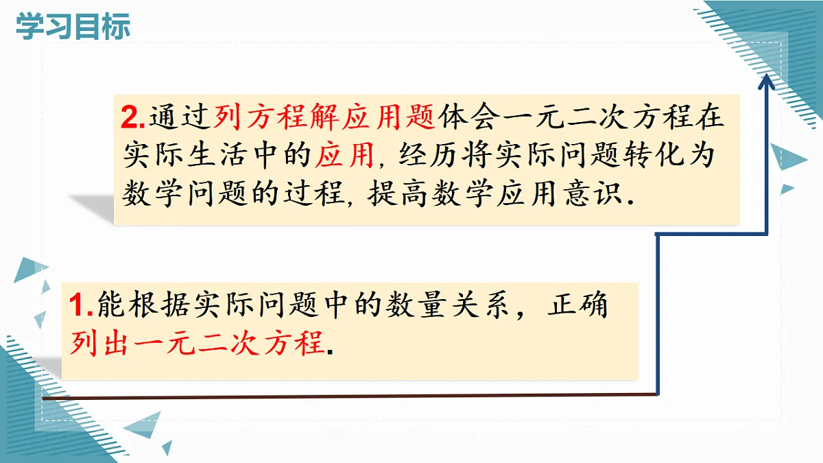 2026学年新人教版初中数学九年级上册25.3实际问题与一元二次方程(第1课时)课件第2页
