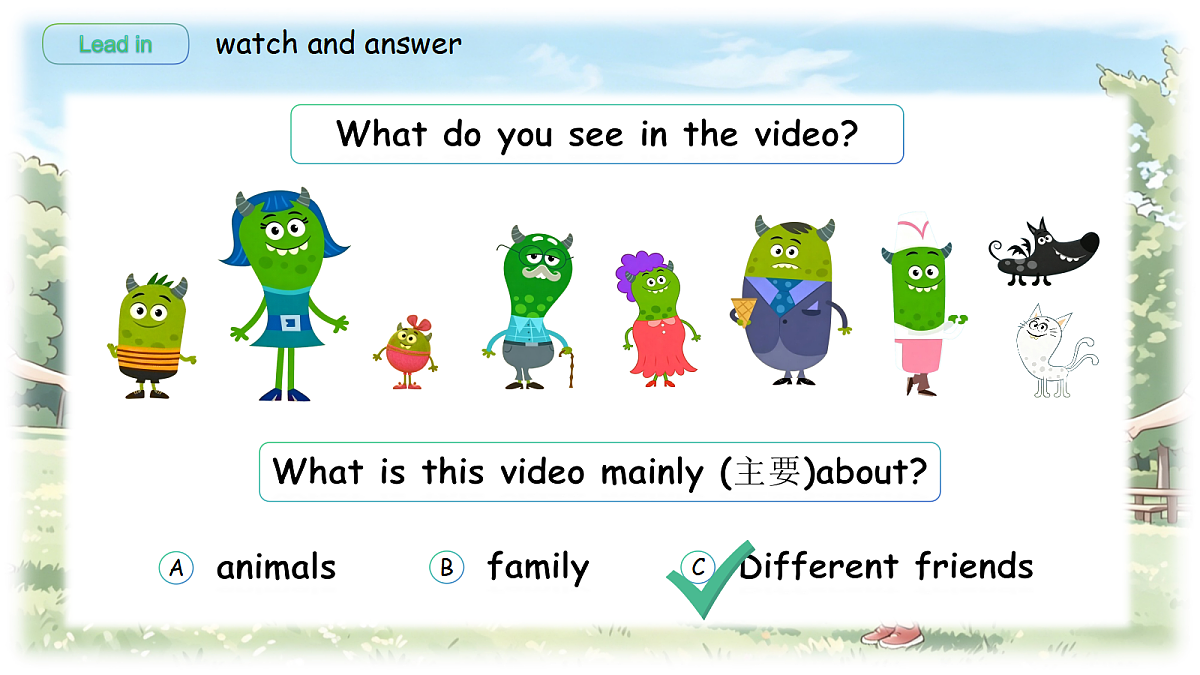 人教PEP五上(新教材)Unit1 Different Friends PA Let's learn&read,write and say 教学课件第5页