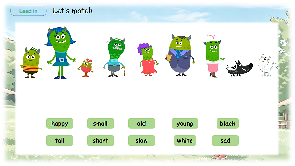 人教PEP五上(新教材)Unit1 Different Friends PA Let's learn&read,write and say 教学课件第6页