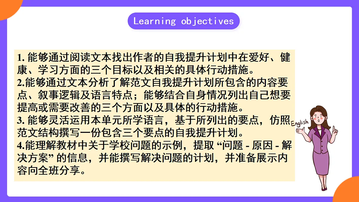 Unit 6 Plan for Yourself ! SectionB 3a-3c&Project课件第2页