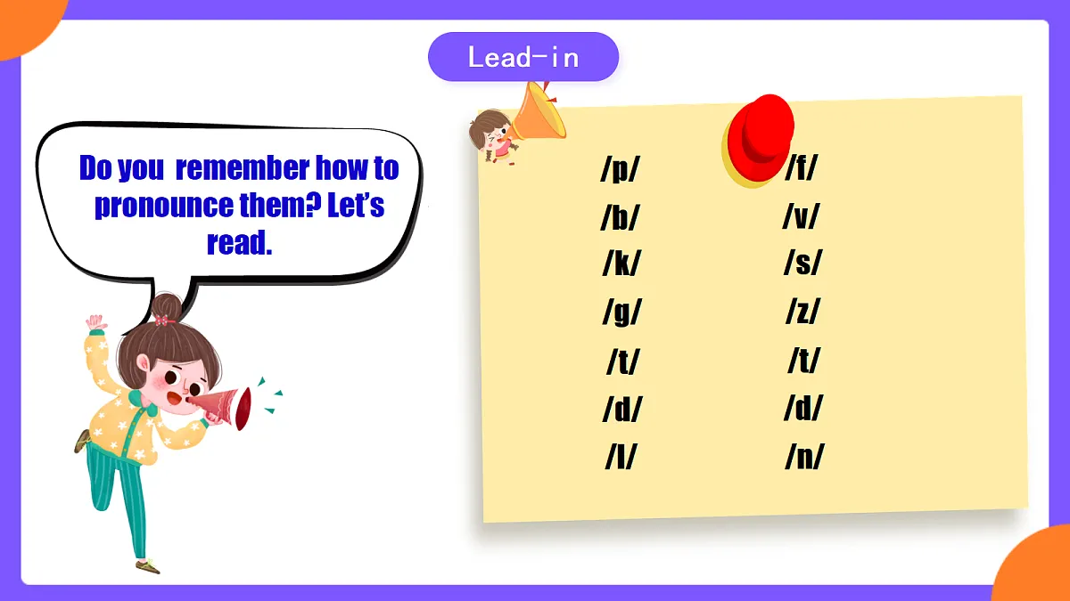 Unit 8 Let’s Communicate! SectionA Pronunciation 1-2e第5页