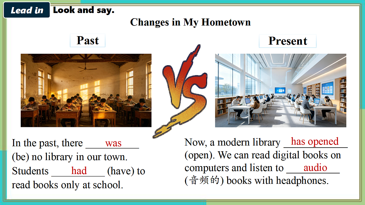 Unit 1 The Changing World(第3课时)Section A(Grammar Focus) - 九年级英语上册 同步教学课件(人教版2024)第6页