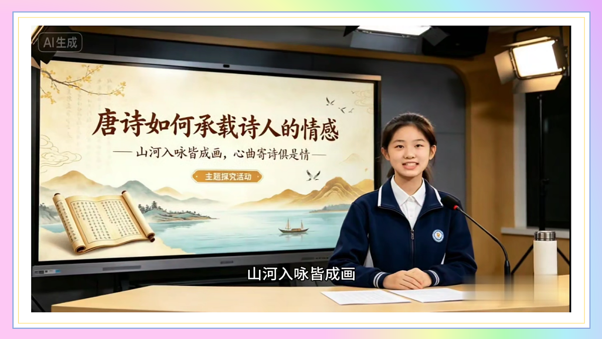 14 唐诗五首:山河入咏皆成画 心曲寄诗俱是情(AI赋能 ·教学课件)语文统编版2024八年级上册第4页