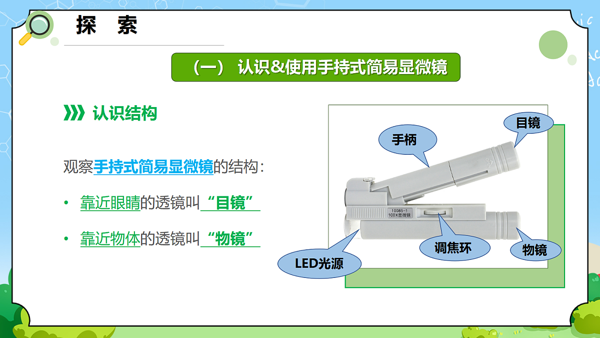 1.3 《用简易显微镜观察》 - 小学科学五级上册 同步教学课件(教科版2024)第3页