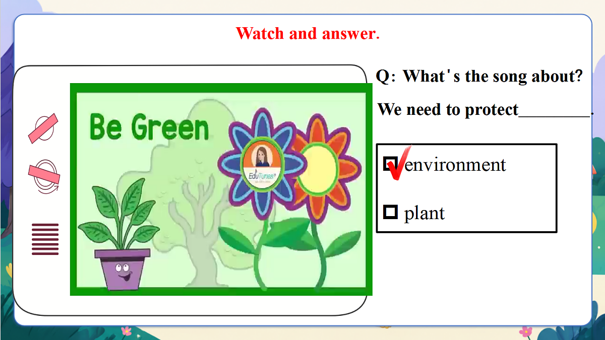 【新教材核心素养】外研版英语五上Unit 2 《A green life》Lesson 1 Get ready & Start up (教学课件)第4页