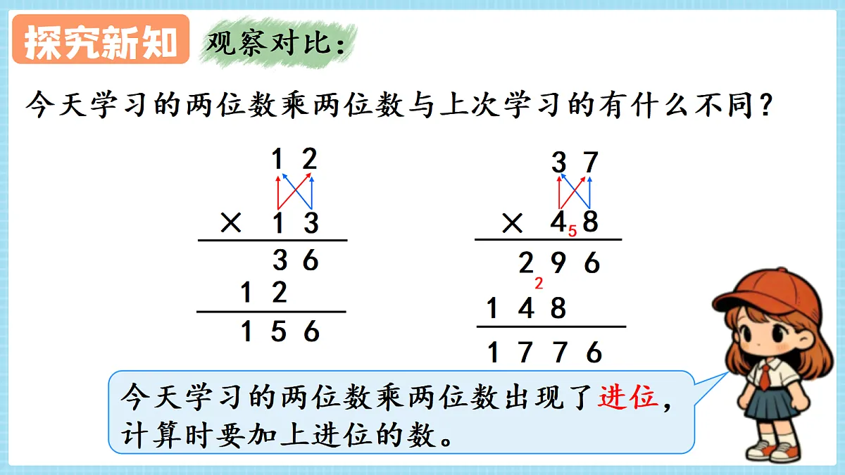 人教版小学数学四年级上册 第5课时《笔算乘法(进位)》课件第6页