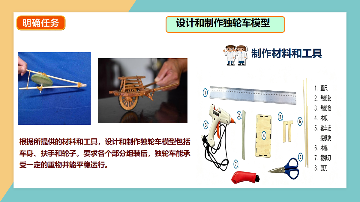 2.3制作独轮车第3页