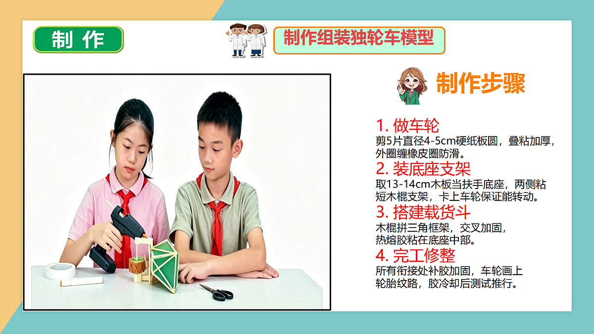 2.3制作独轮车第8页