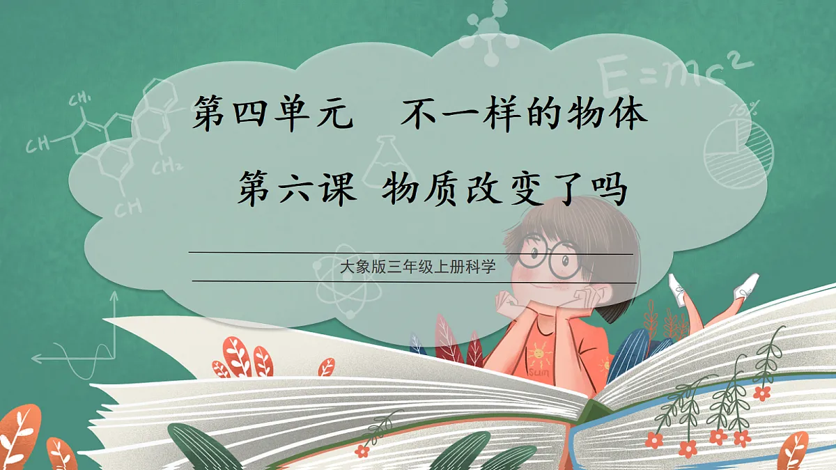 4.6 物质改变了吗(教学课件)科学大象版三年级上册(新教材)第1页